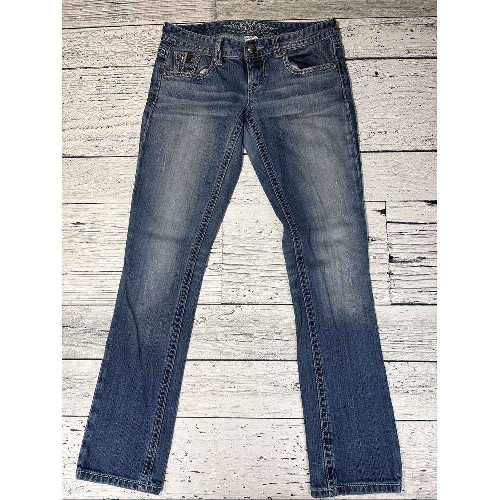 Maurice's Women's  Jeans‎ 3/4 Short  With  Embellished Pockets. - Picture 2 of 12